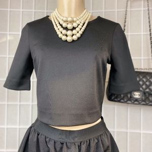 NWT EXPRESS FITTED CROPPED TOP XS